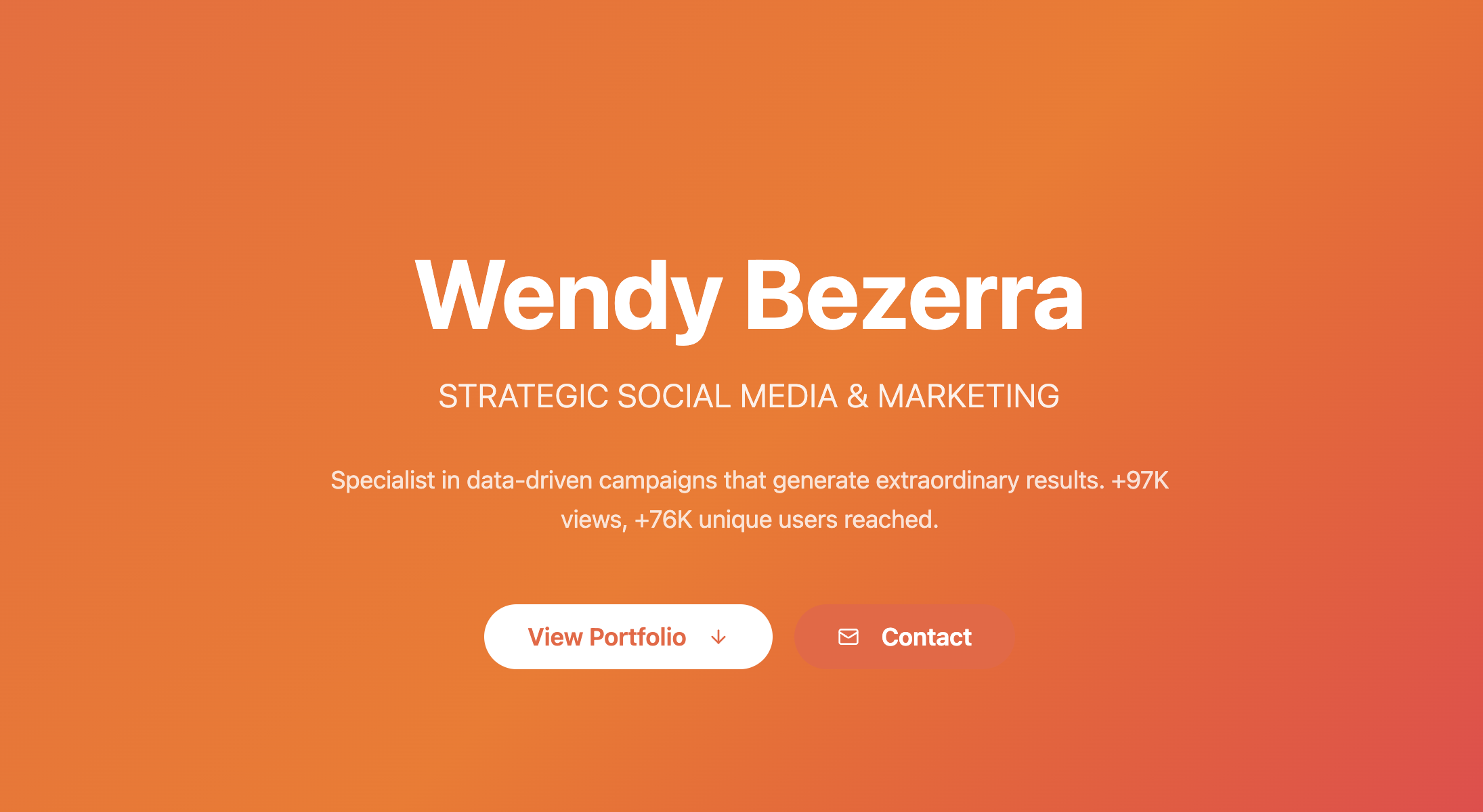 Marketing Portfolio preview